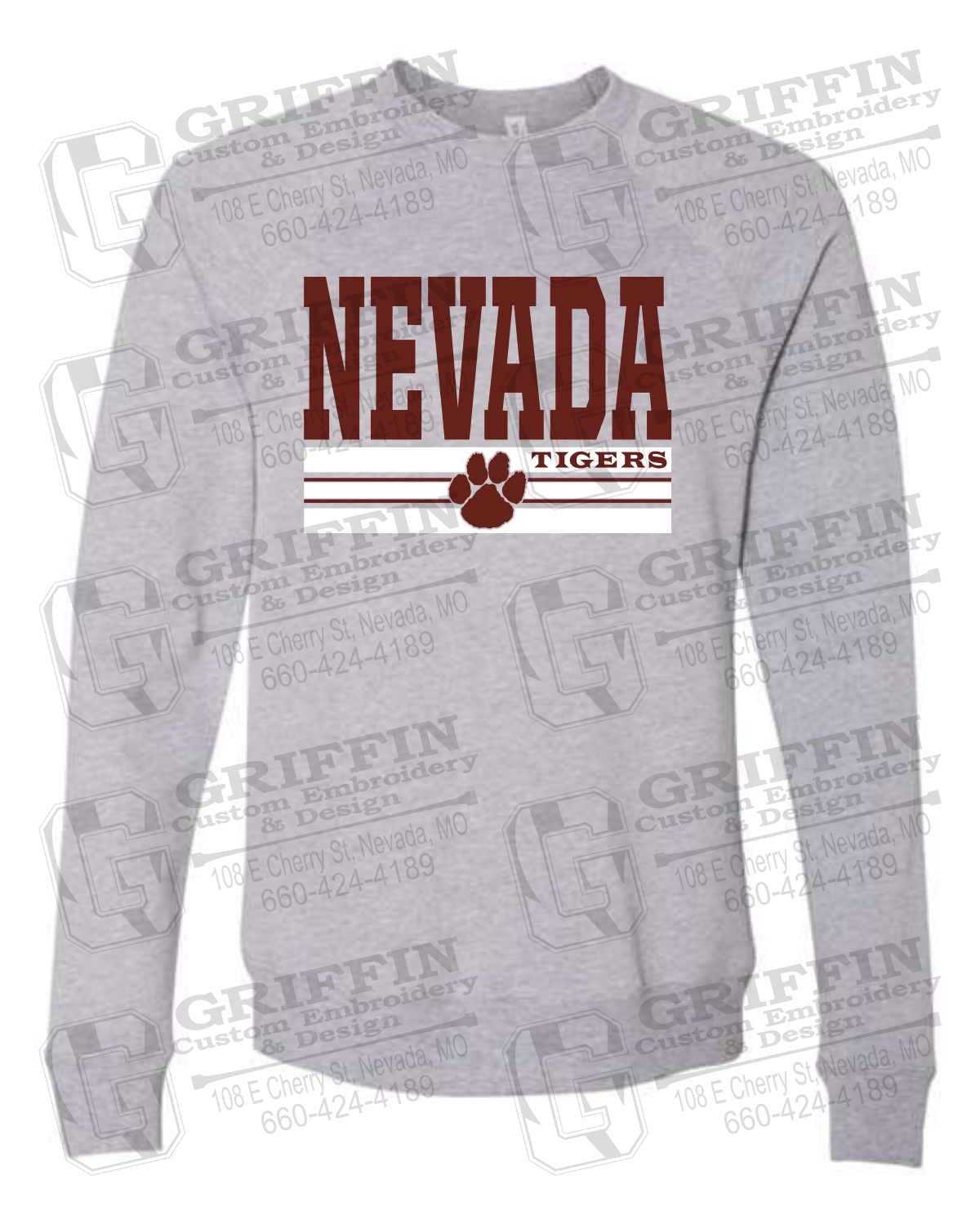 Sponge Fleece Sweatshirt - Nevada Tigers 22-V