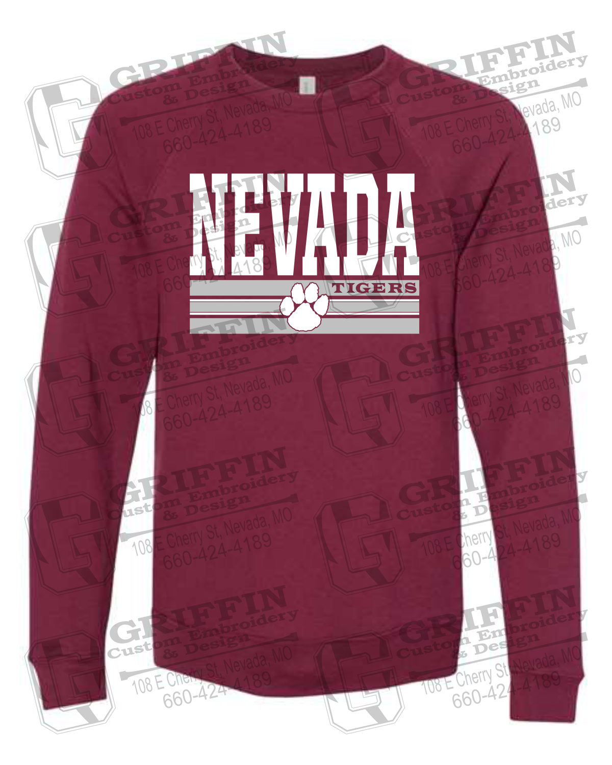 Sponge Fleece Sweatshirt - Nevada Tigers 22-V
