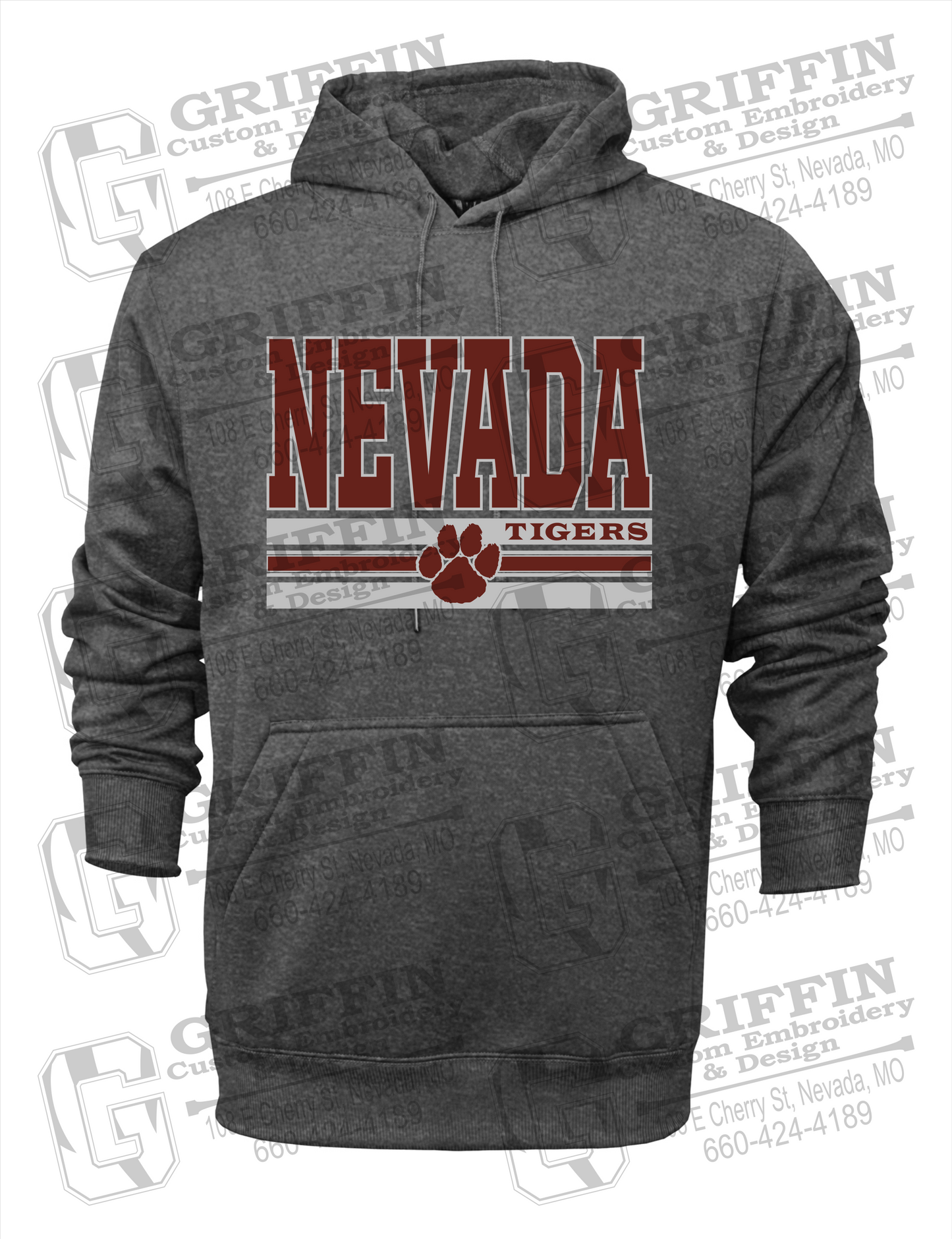 Performance Fleece Hoodie - Nevada Tigers 22-V