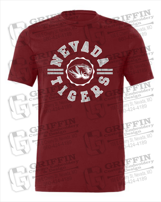 Nevada Tigers 22-Z 100% Cotton Short Sleeve T-Shirt