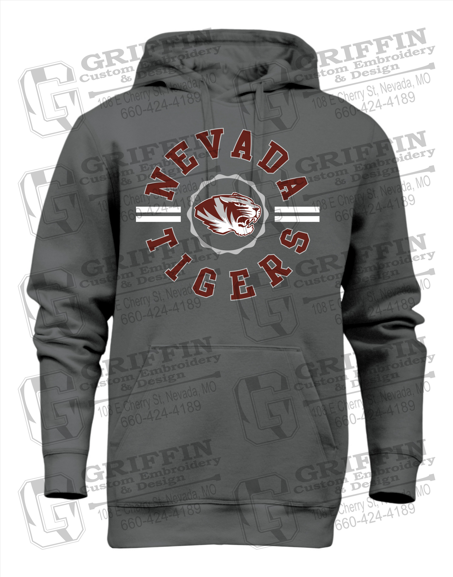 Heavyweight Fleece Hoodie - Nevada Tigers 22-Z