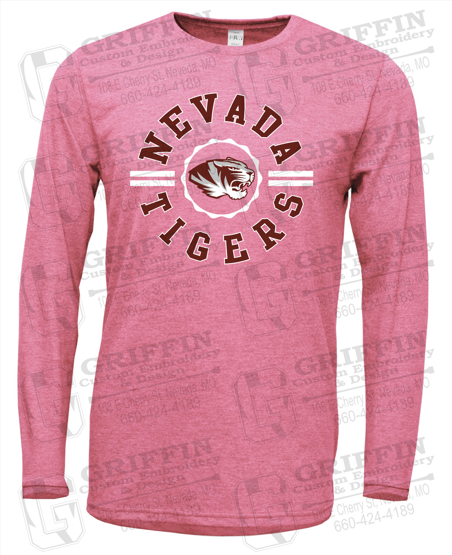 Soft-Tek Long Sleeve T-Shirt - Nevada Tigers 22-Z