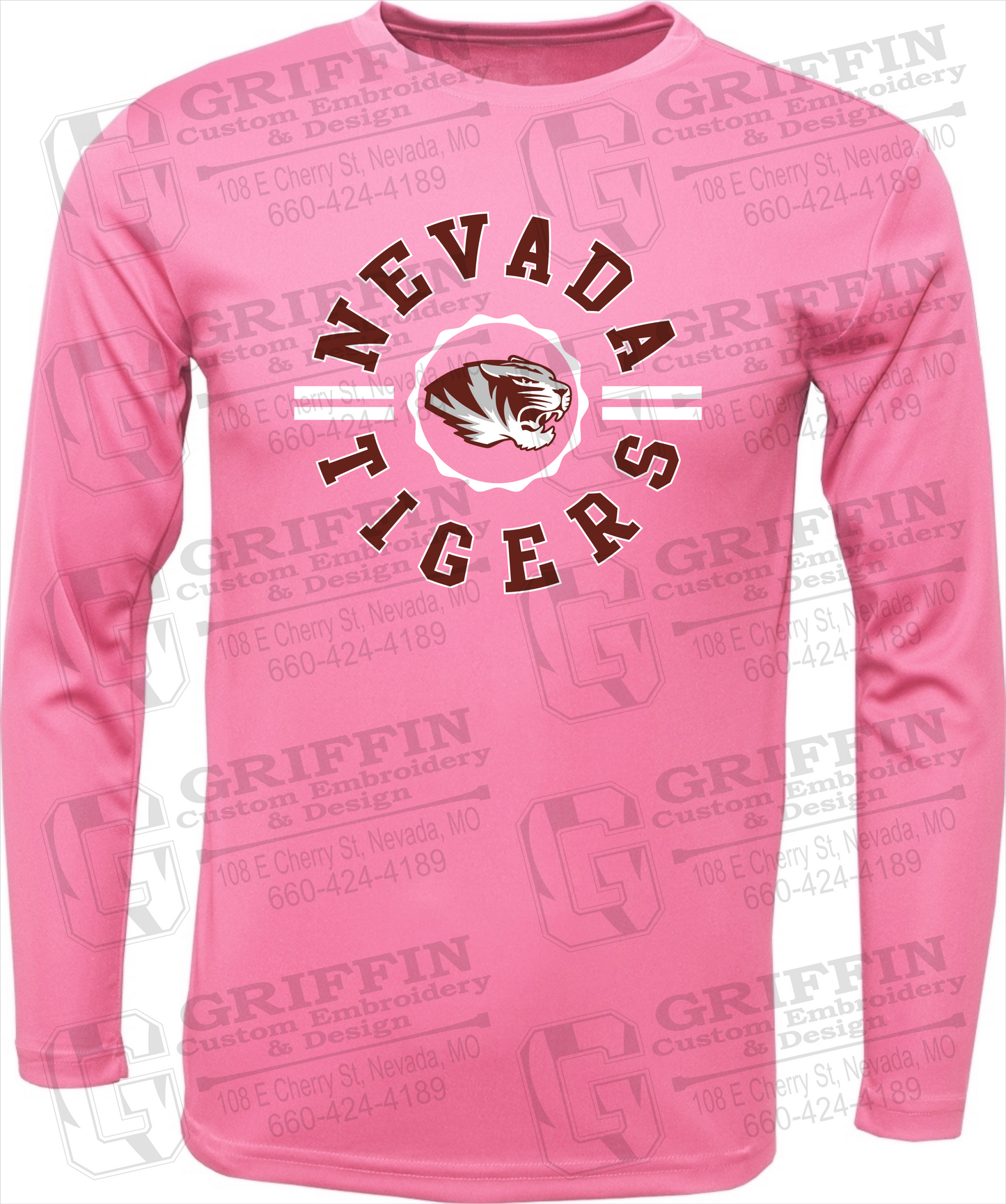 Toddler Dry-Fit Long Sleeve T-Shirt - Nevada Tigers 22-Z