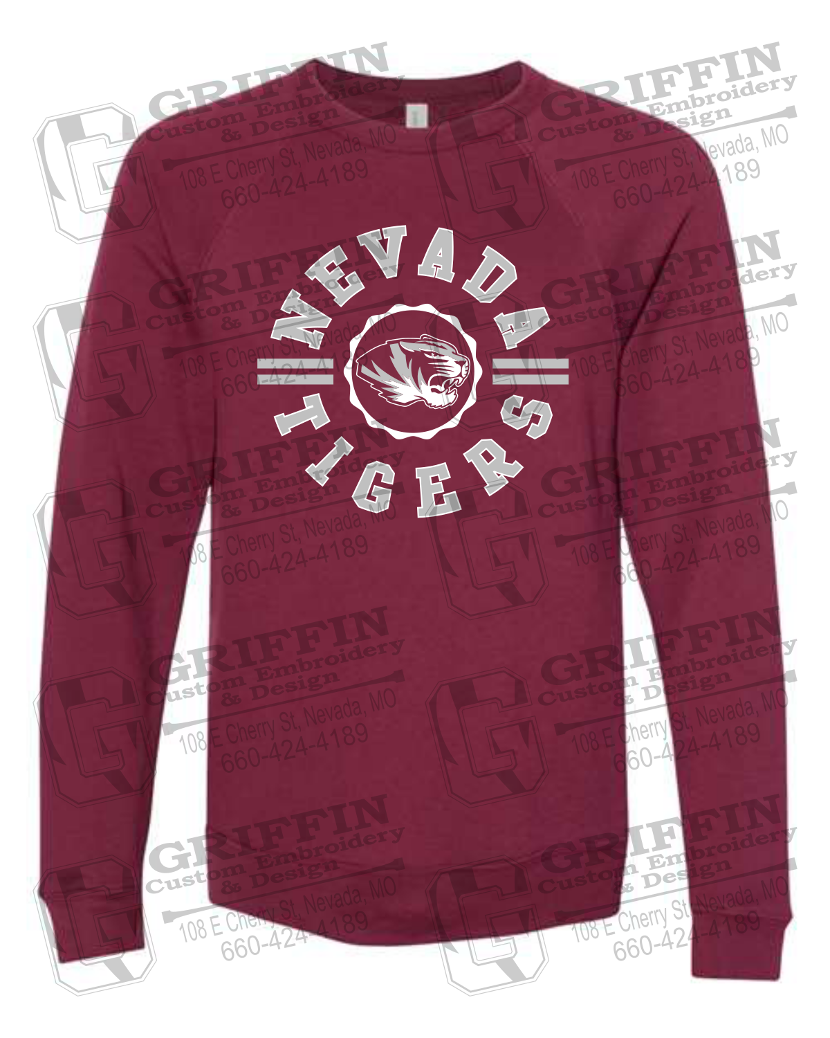 Sponge Fleece Sweatshirt - Nevada Tigers 22-Z