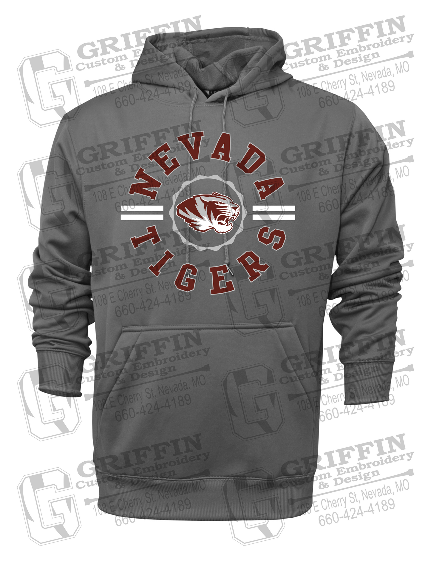 Performance Fleece Hoodie - Nevada Tigers 22-Z