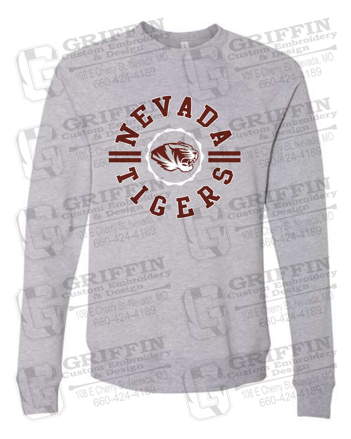 Sponge Fleece Sweatshirt - Nevada Tigers 22-Z