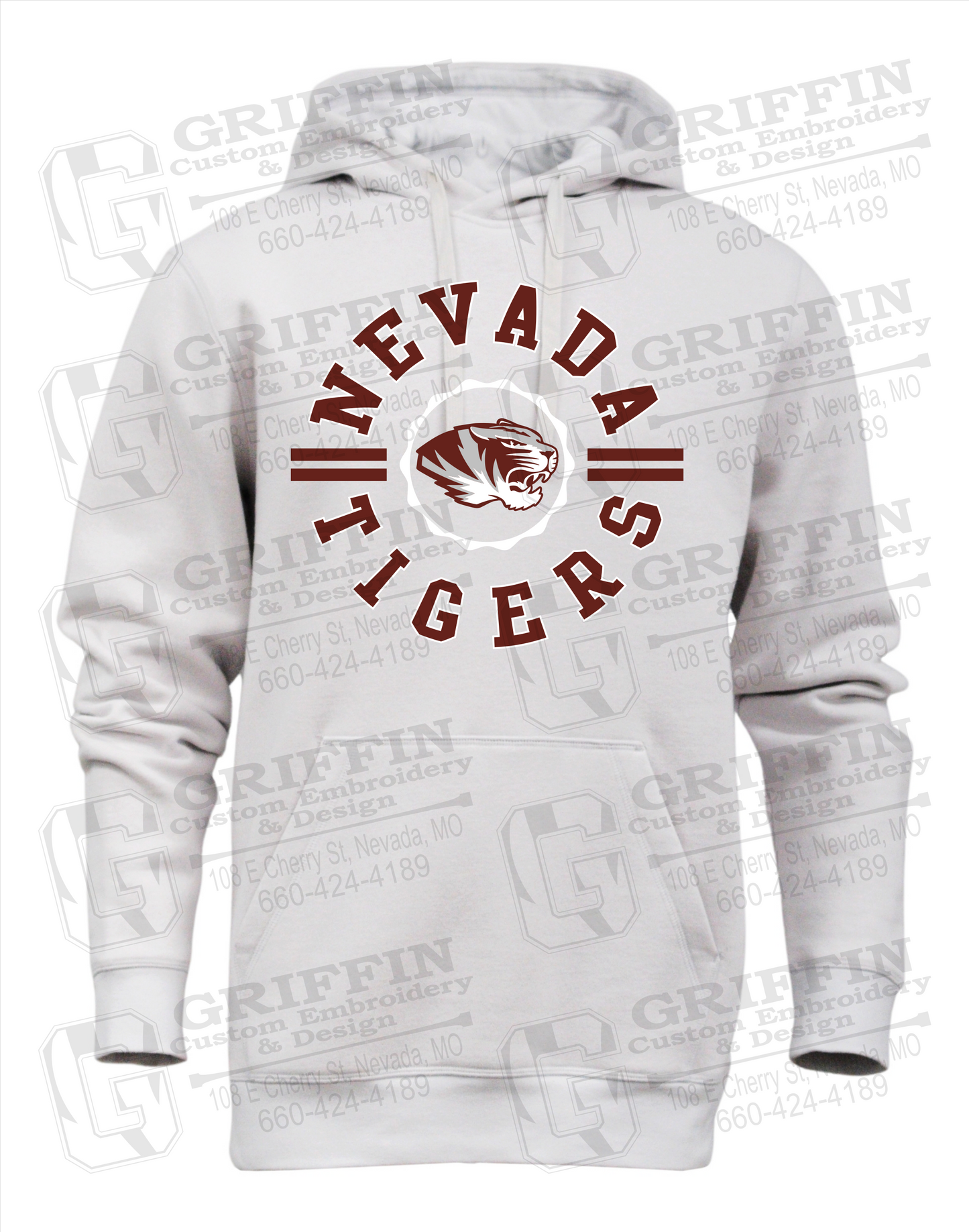 Heavyweight Fleece Hoodie - Nevada Tigers 22-Z