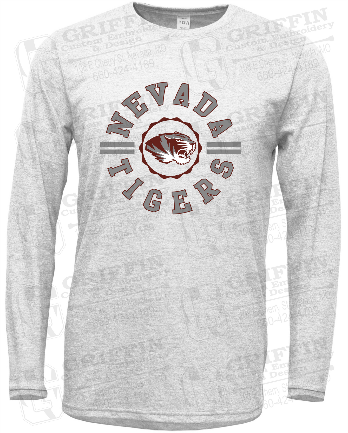 Soft-Tek Long Sleeve T-Shirt - Nevada Tigers 22-Z