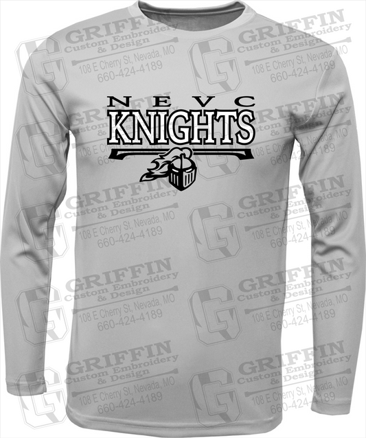 Dry-Fit Long Sleeve T-Shirt - NEVC Knights 23-A