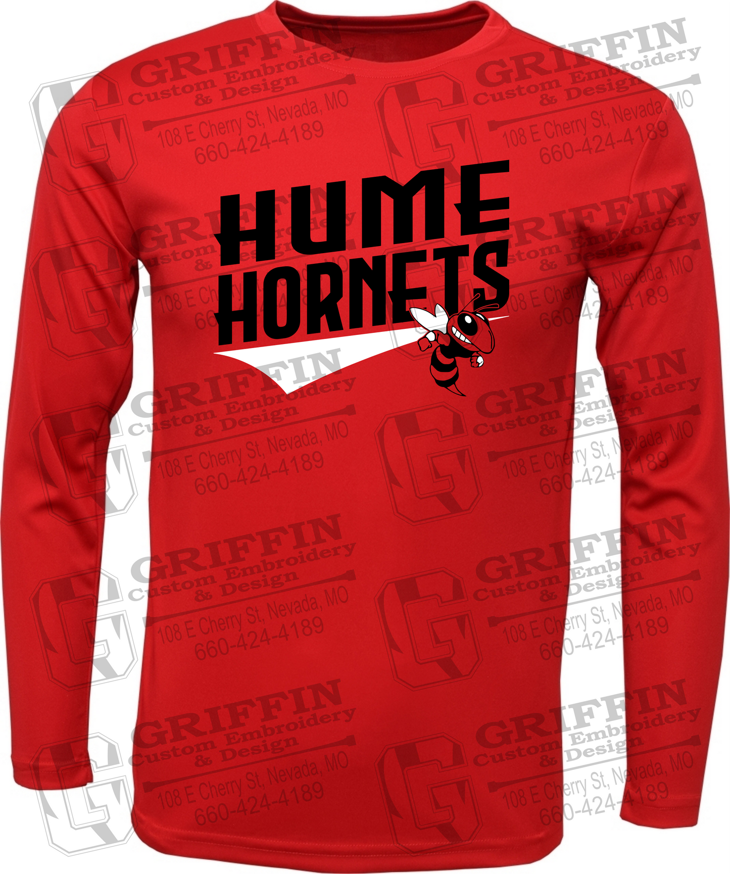 Dry-Fit Long Sleeve T-Shirt - Hume Hornets 23-A