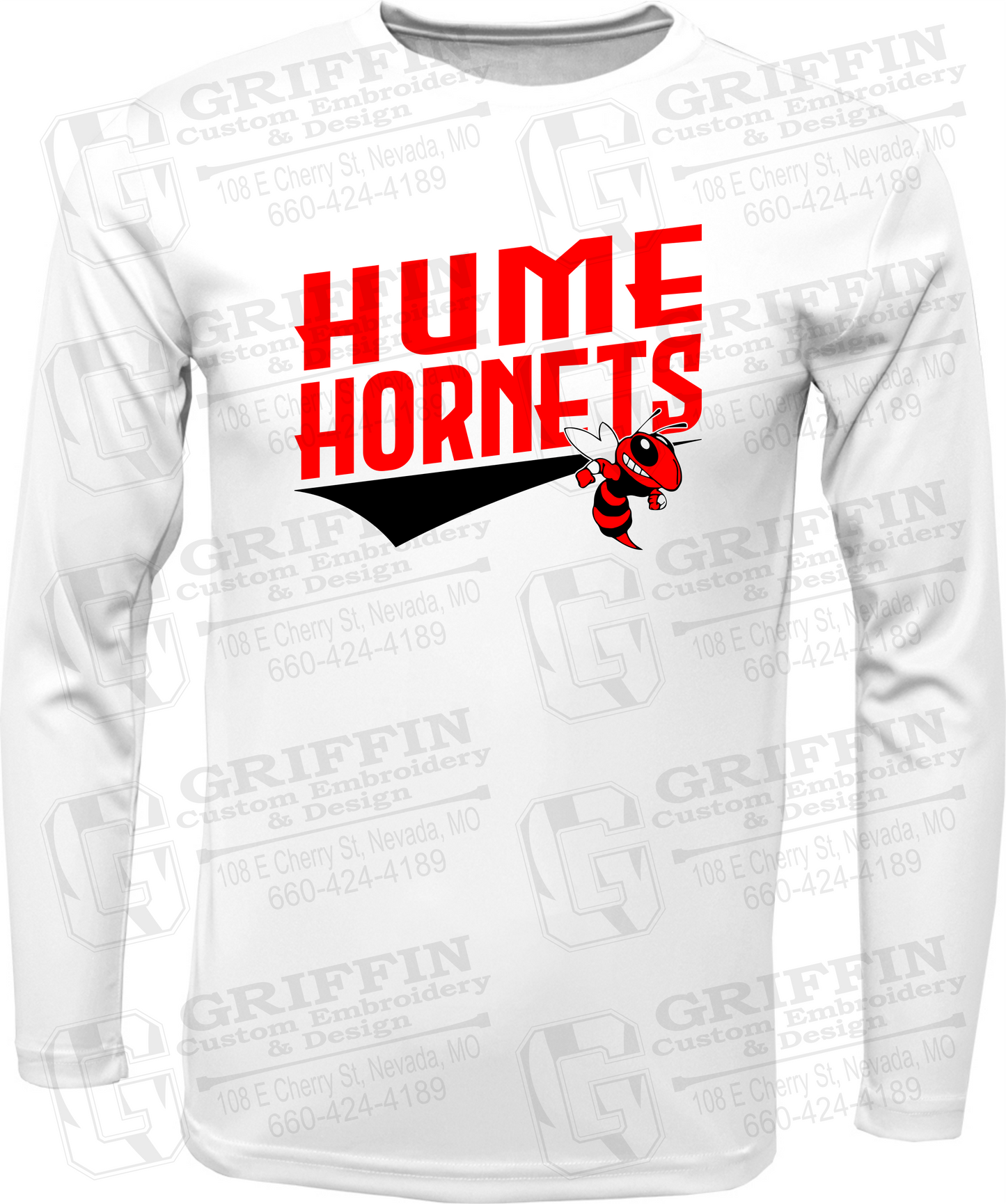 Toddler Dry-Fit Long Sleeve T-Shirt - Hume Hornets 23-A