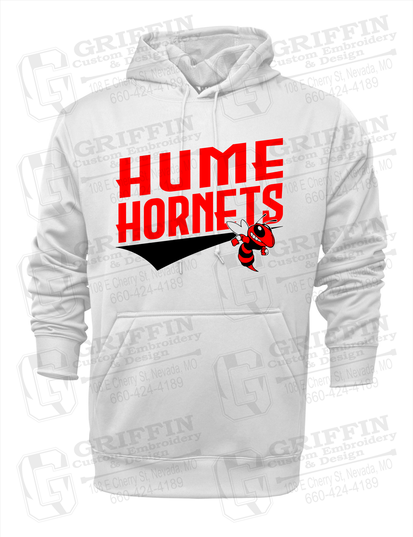 Performance Fleece Hoodie - Hume Hornets 23-A