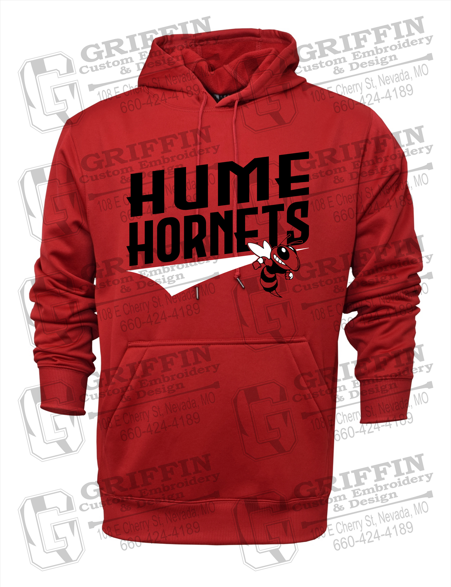 Performance Fleece Hoodie - Hume Hornets 23-A