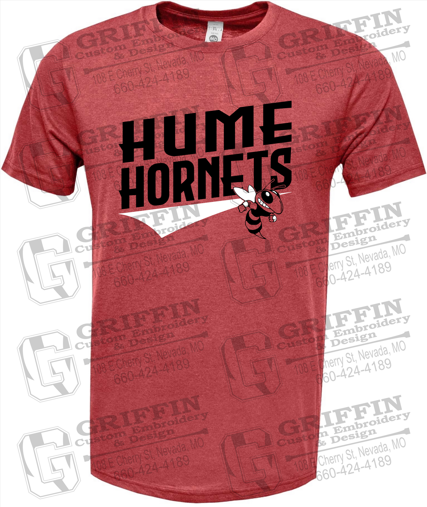 Soft-Tek Short Sleeve T-Shirt - Hume Hornets 23-A