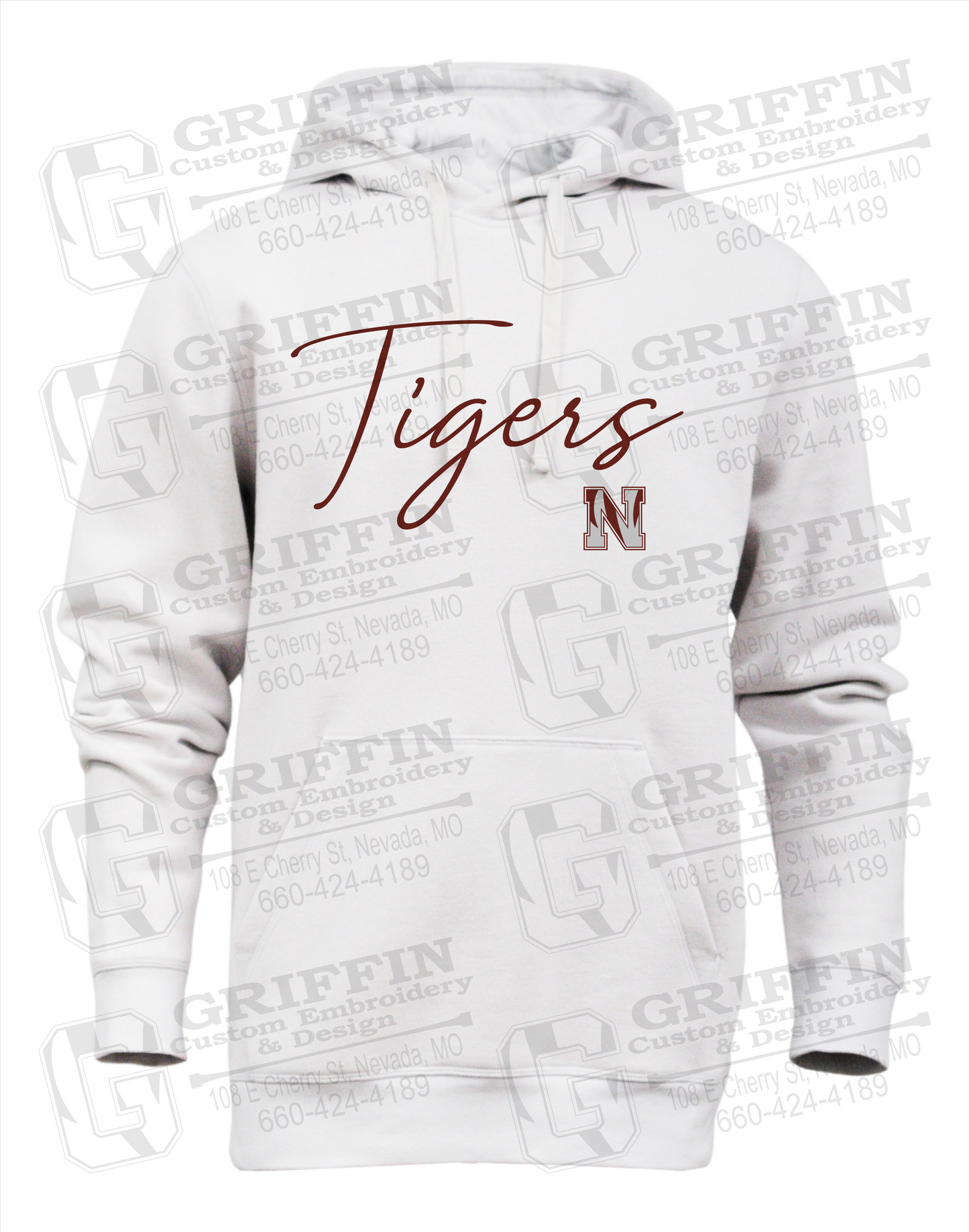 Heavyweight Fleece Hoodie - Nevada Tigers 23-A