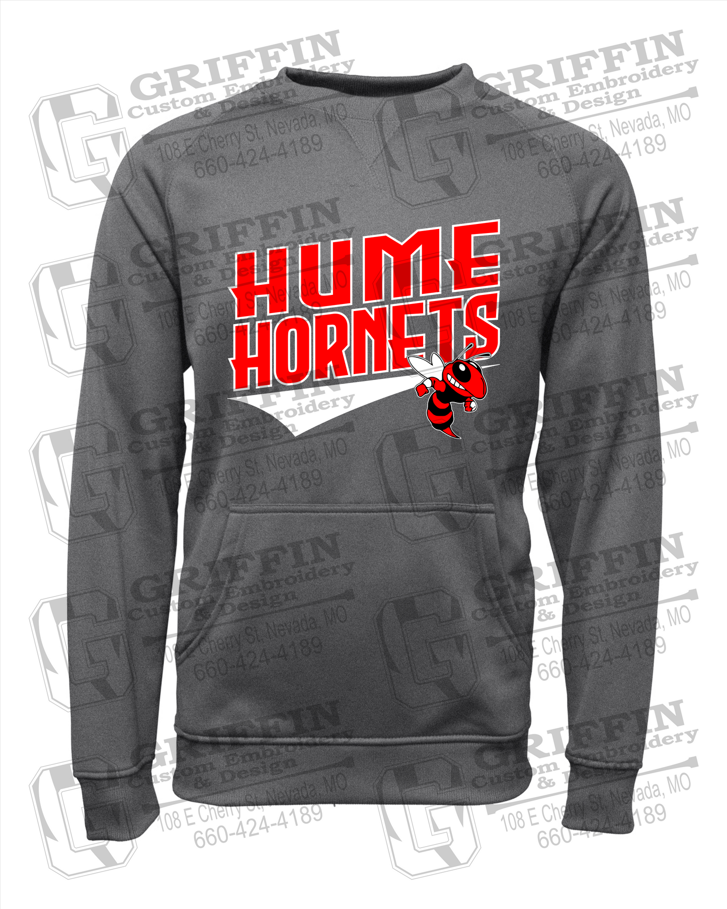 Performance Fleece Sweatshirt - Hume Hornets 23-A