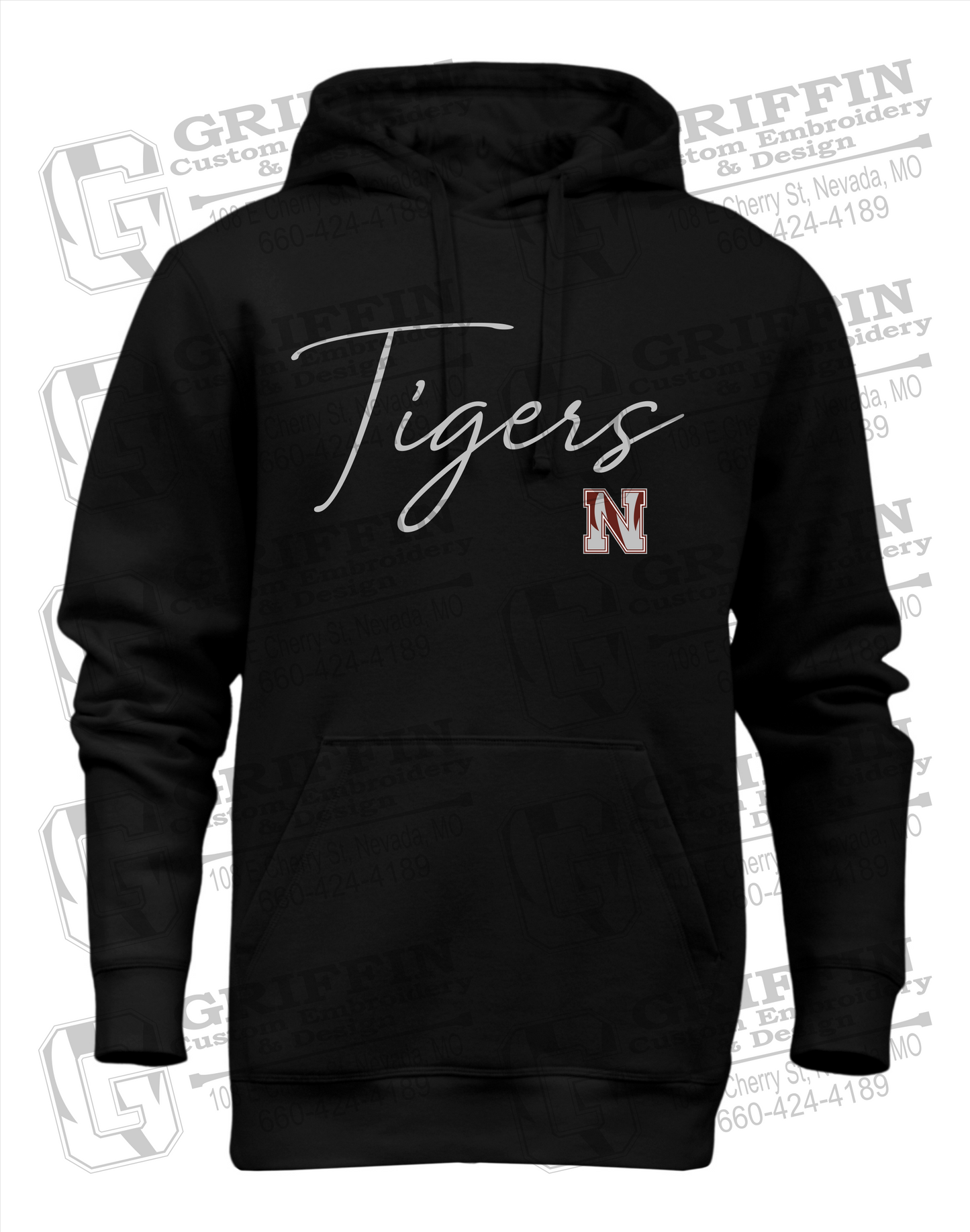 Heavyweight Fleece Hoodie - Nevada Tigers 23-A