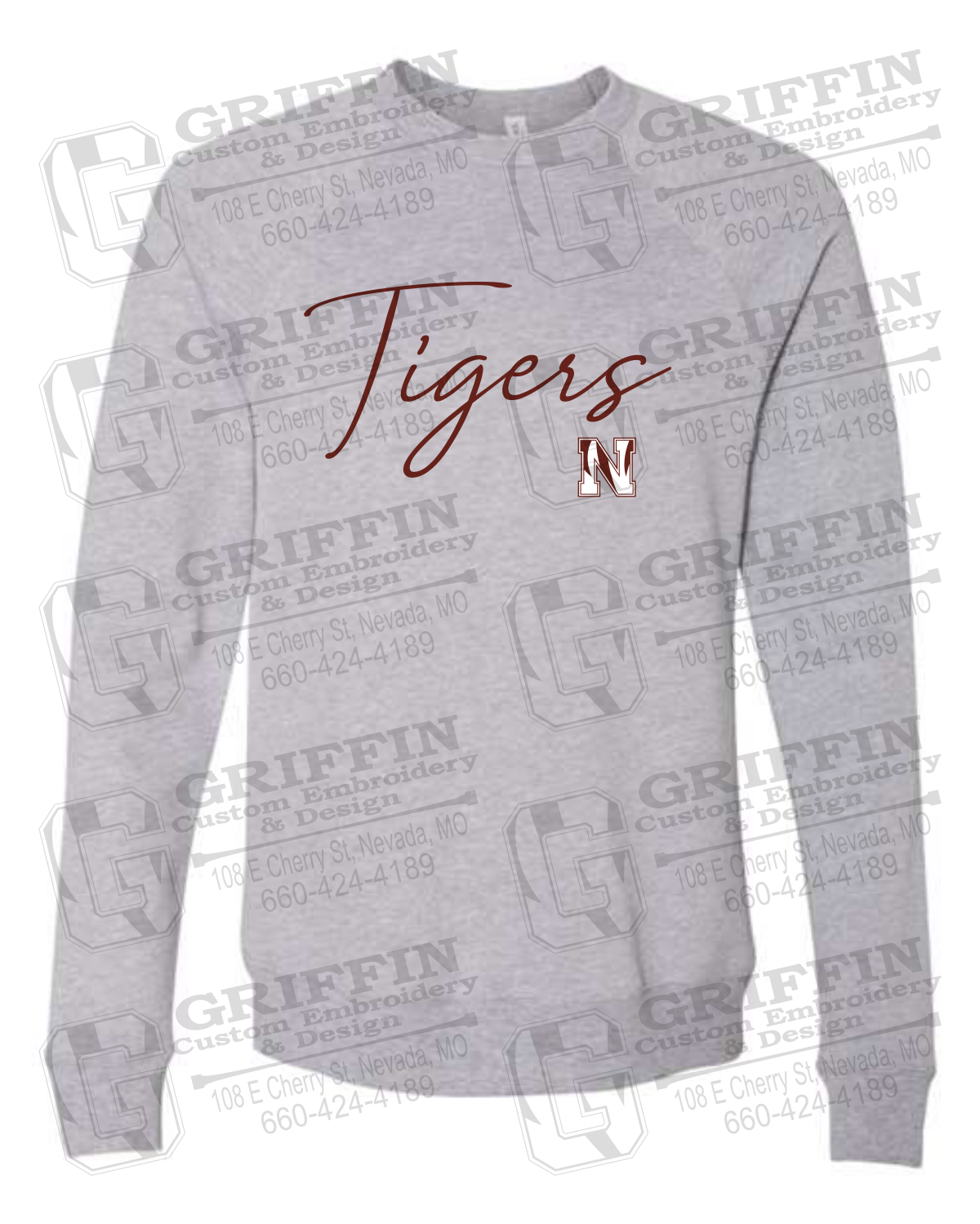 Sponge Fleece Sweatshirt - Nevada Tigers 23-A