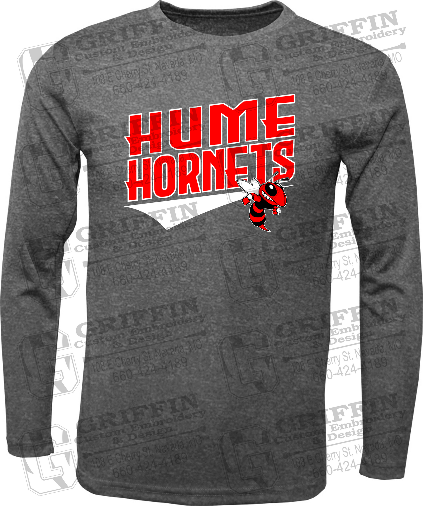 Dry-Fit Long Sleeve T-Shirt - Hume Hornets 23-A