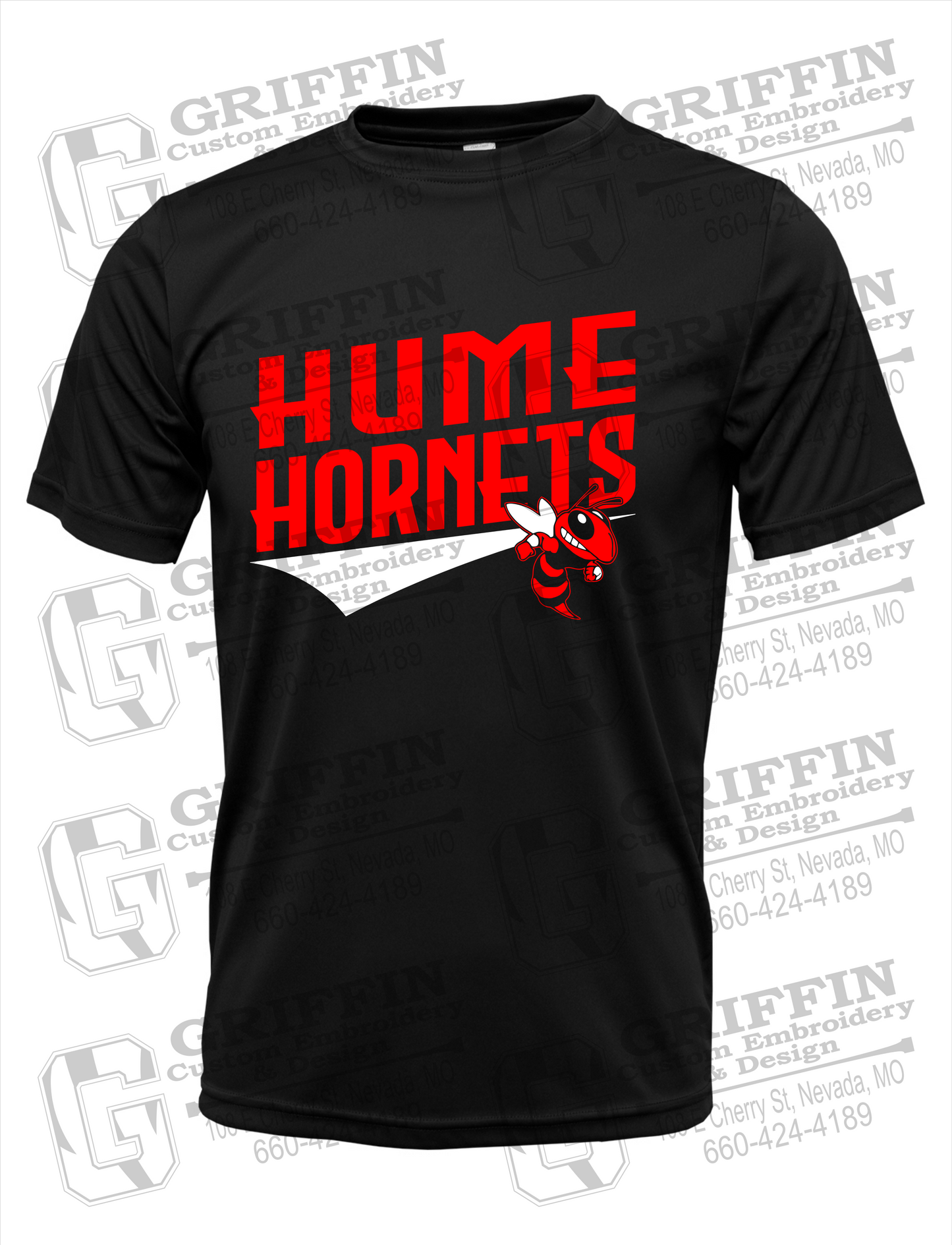 Dry-Fit Short Sleeve T-Shirt - Hume Hornets 23-A