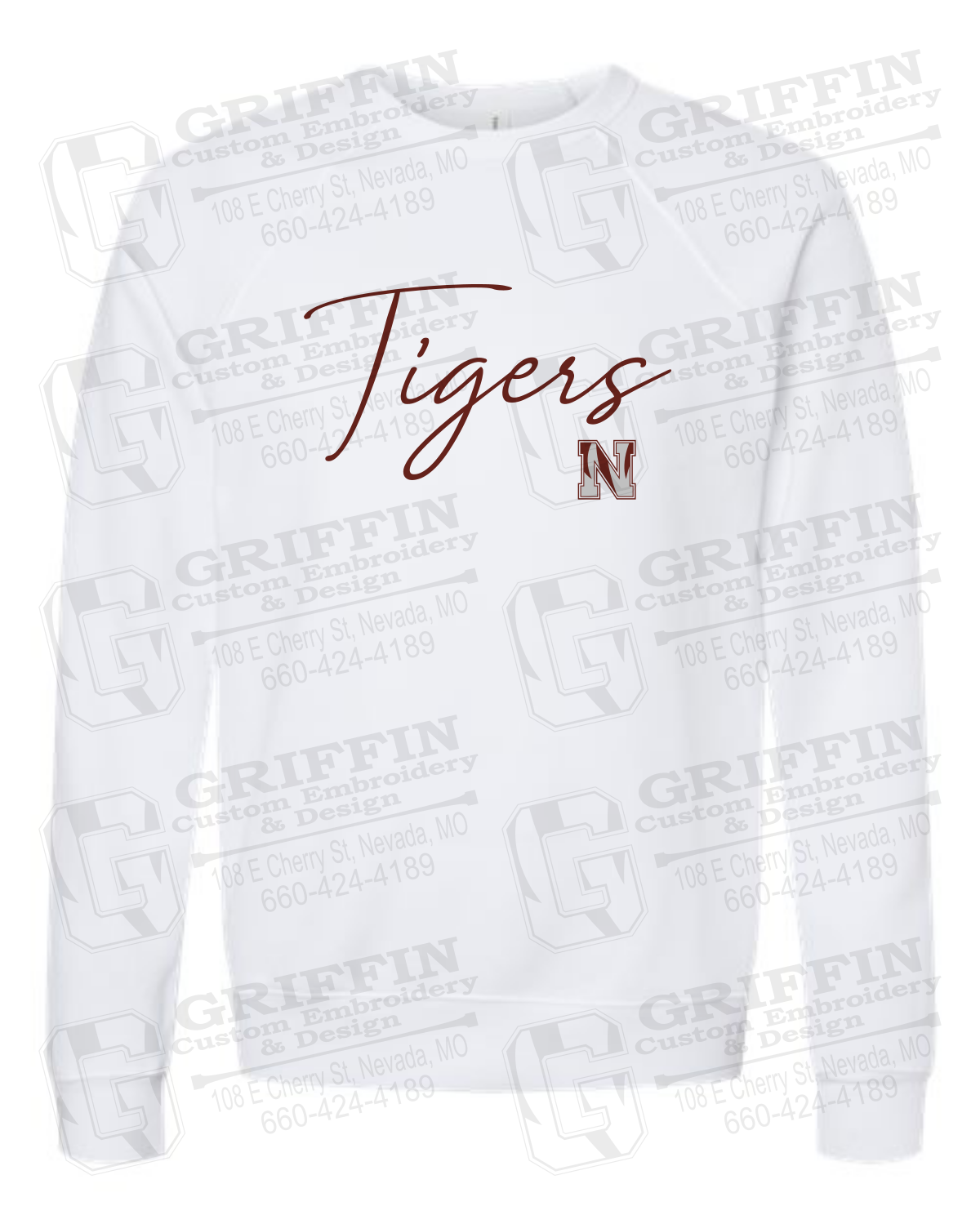 Sponge Fleece Sweatshirt - Nevada Tigers 23-A