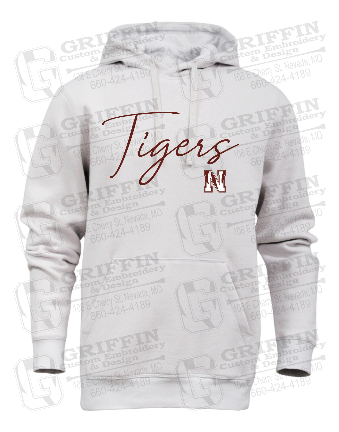 Heavyweight Fleece Hoodie - Nevada Tigers 23-A