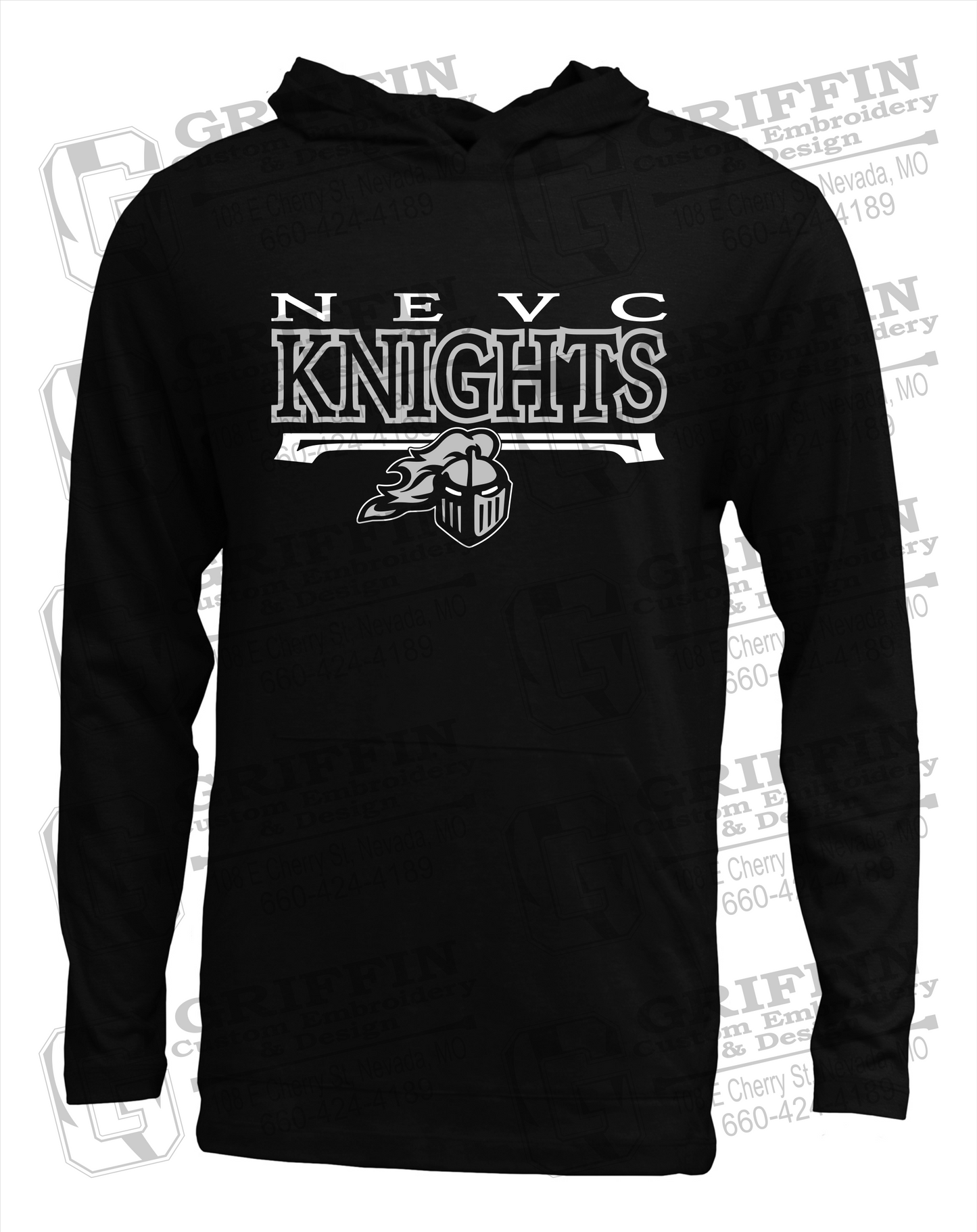 NEVC Knights 23-A Lightweight Hoodie