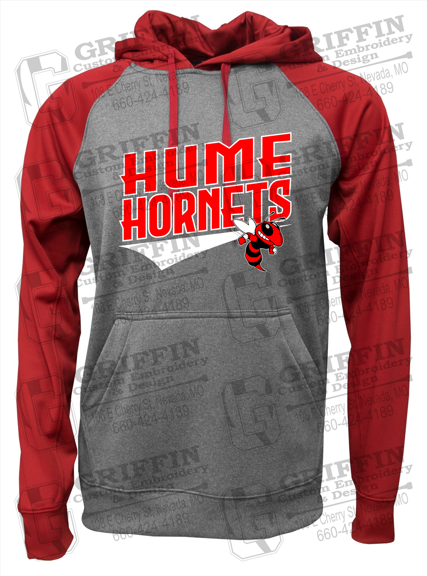 Hume Hornets 23-A Raglan Hoodie