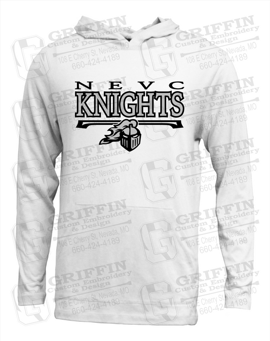 Soft-Tek T-Shirt Hoodie - NEVC Knights 23-A