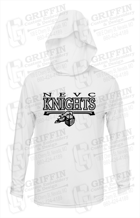 Dry-Fit T-Shirt Hoodie - NEVC Knights 23-A