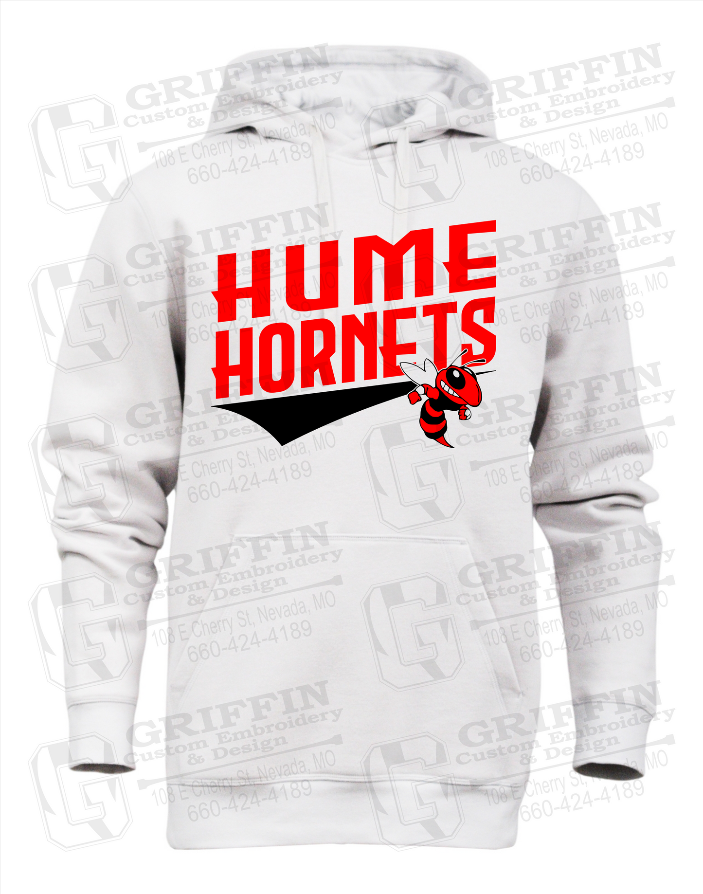 Heavyweight Fleece Hoodie - Hume Hornets 23-A