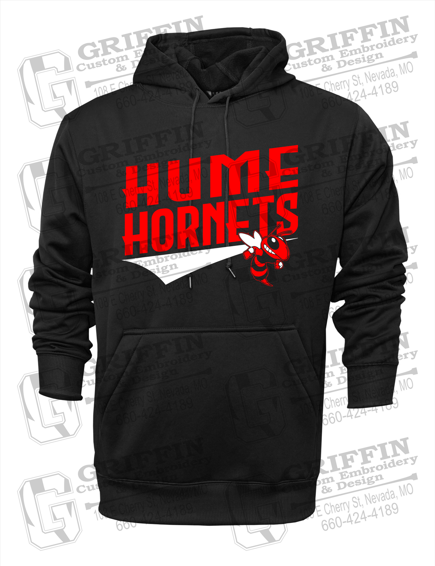 Performance Fleece Hoodie - Hume Hornets 23-A