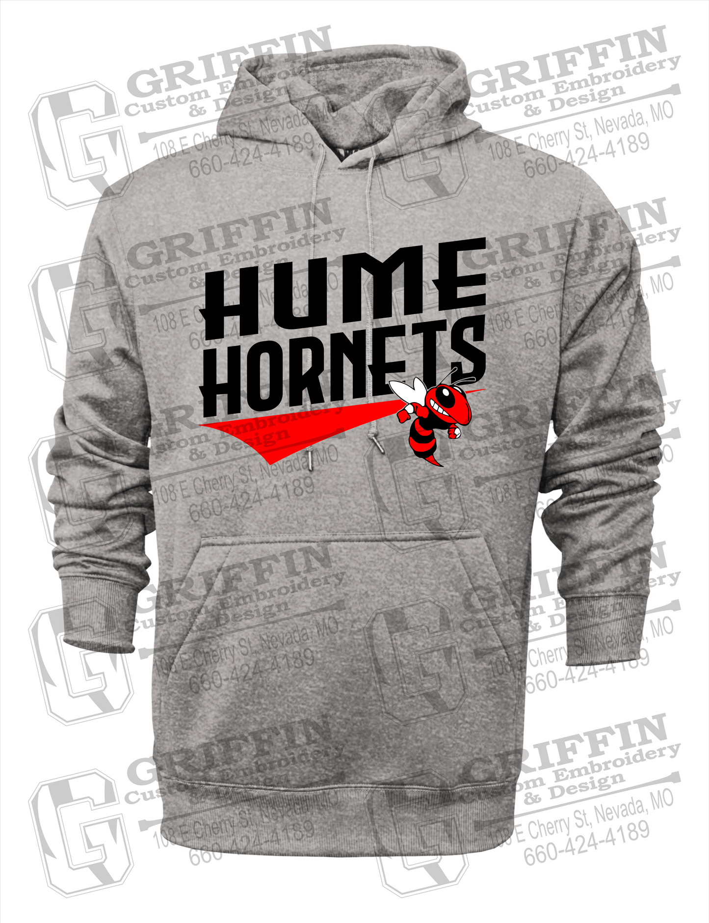 Performance Fleece Hoodie - Hume Hornets 23-A