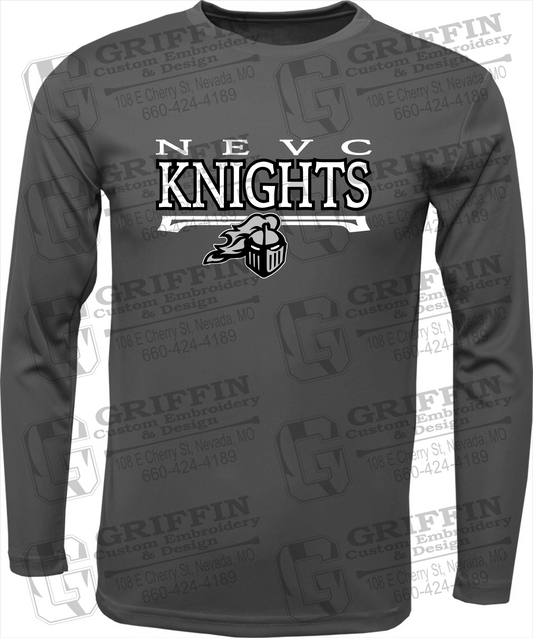 Toddler Dry-Fit Long Sleeve T-Shirt - NEVC Knights 23-A