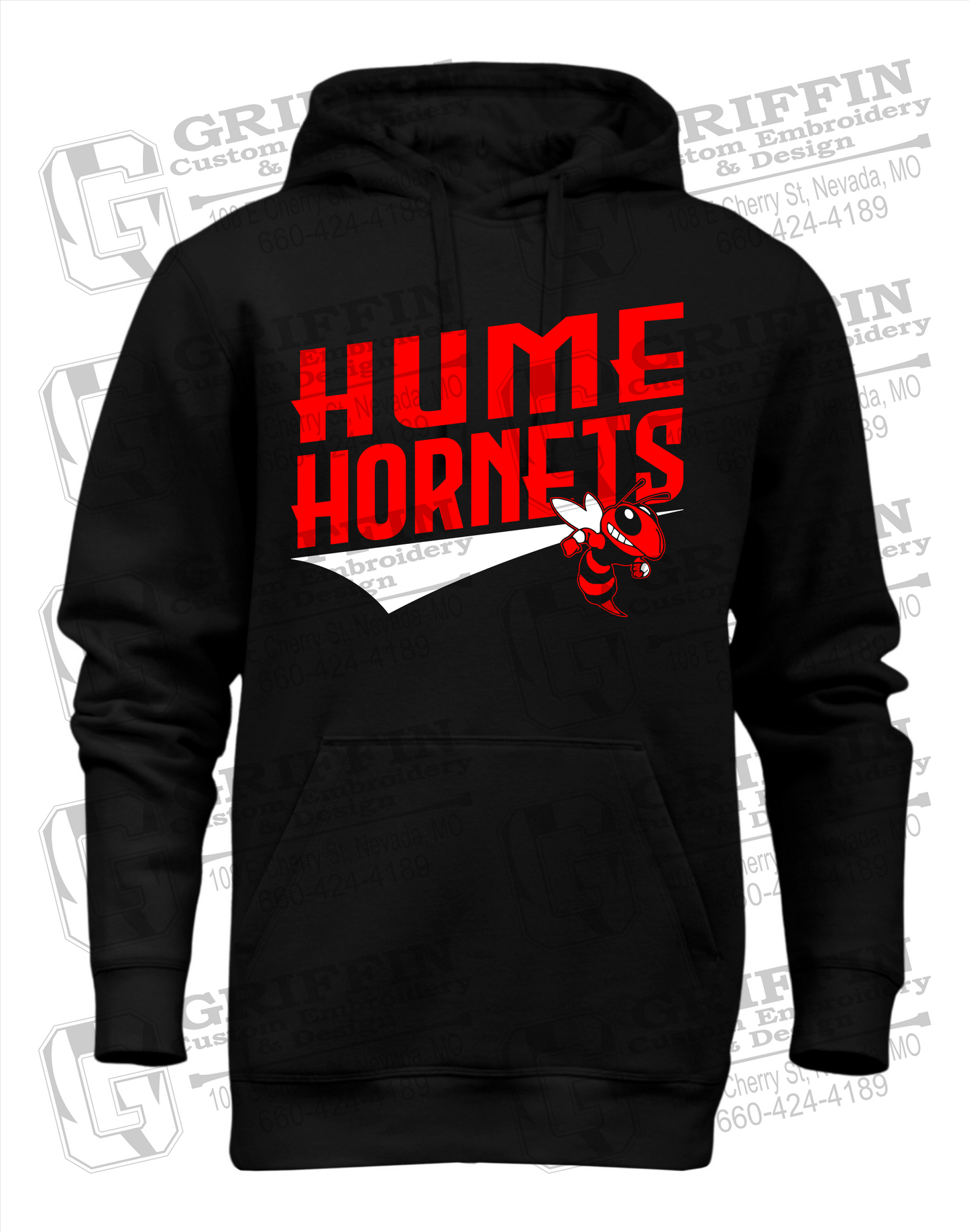 Heavyweight Fleece Hoodie - Hume Hornets 23-A