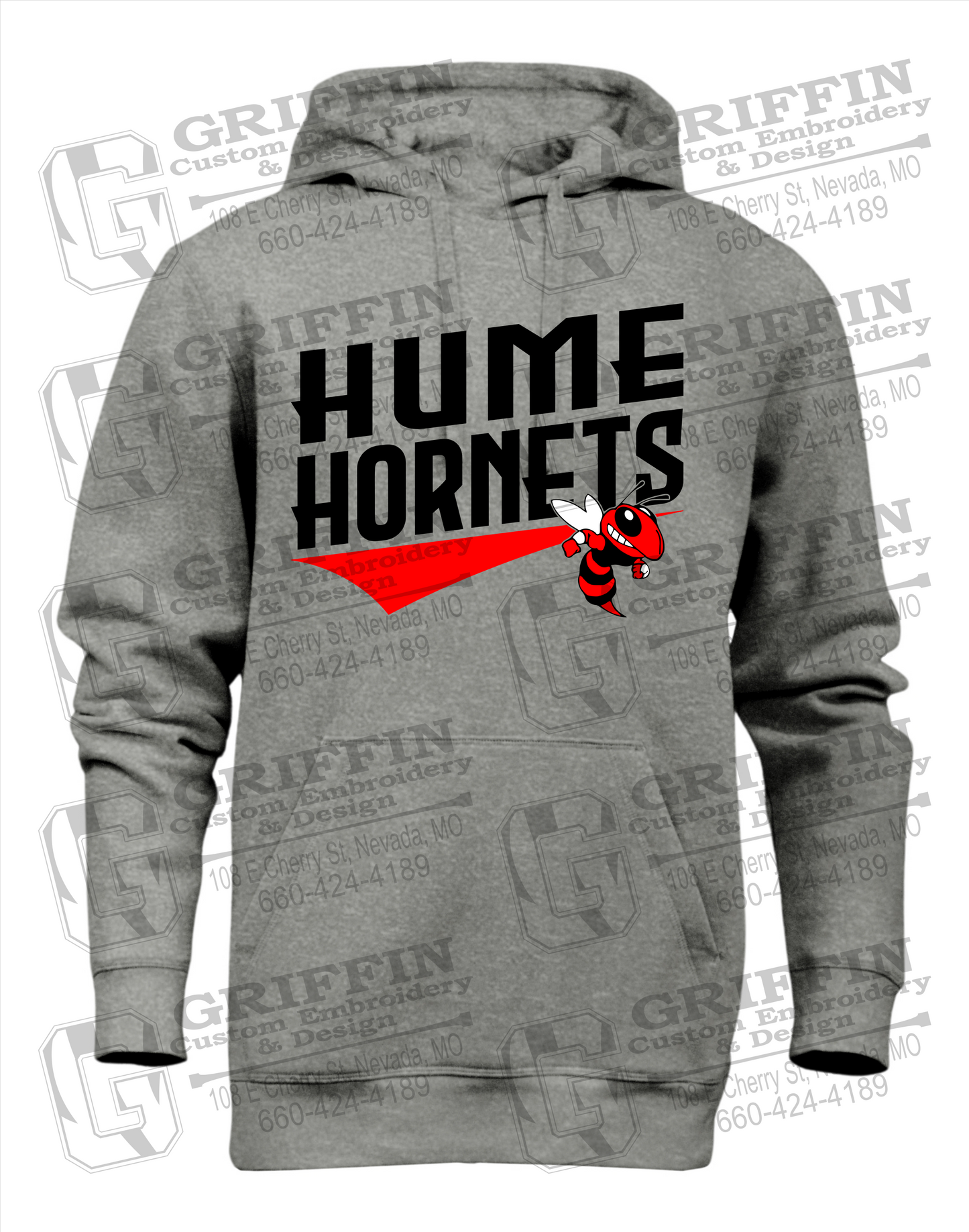 Heavyweight Fleece Hoodie - Hume Hornets 23-A