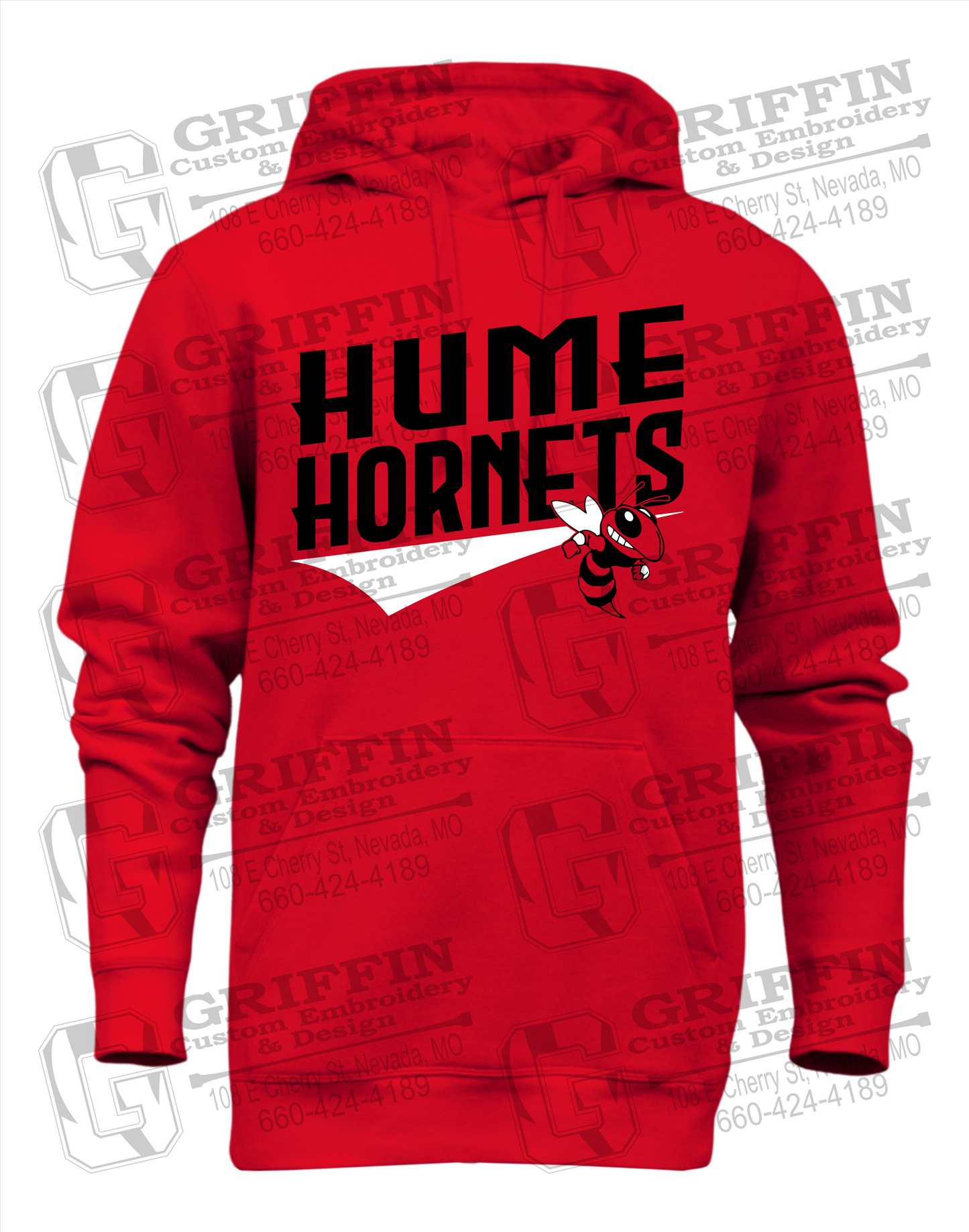 Heavyweight Fleece Hoodie - Hume Hornets 23-A