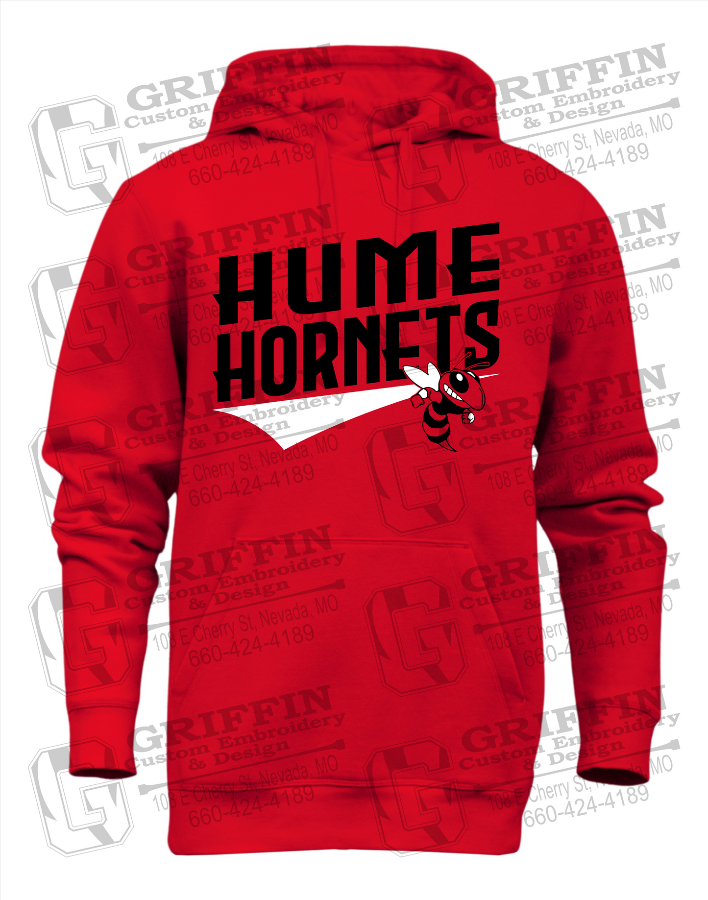 Hume Hornets 23-A Youth Heavyweight Hoodie