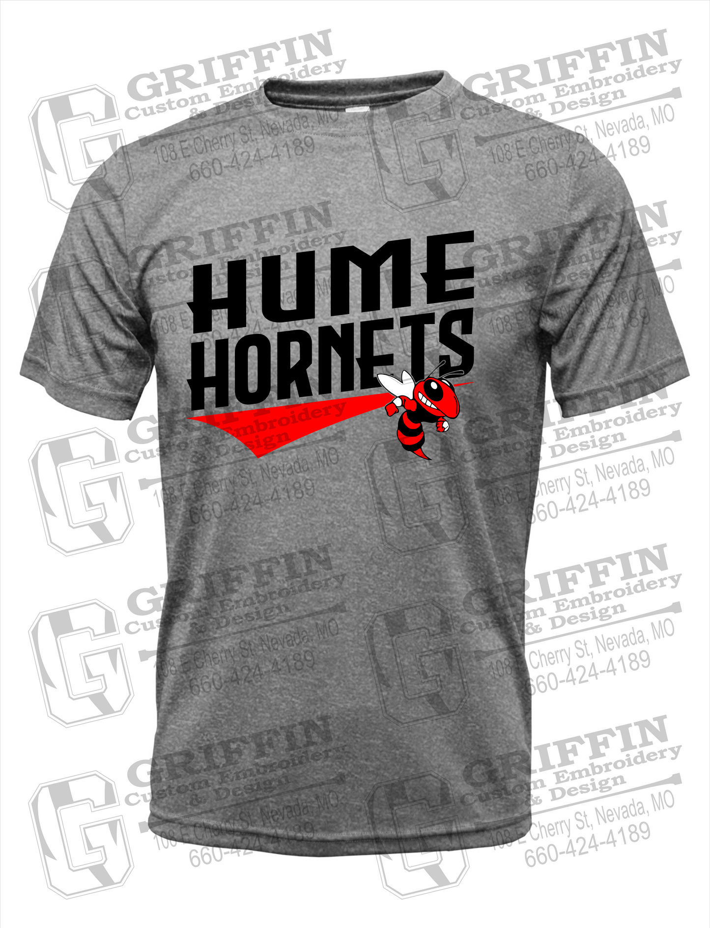 Dry-Fit Short Sleeve T-Shirt - Hume Hornets 23-A