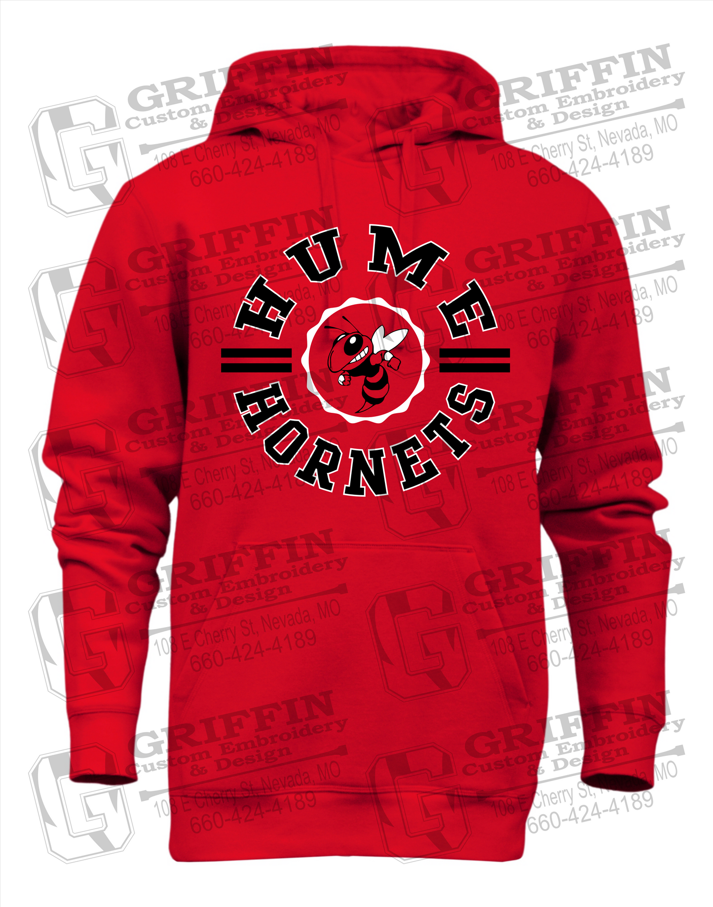 Heavyweight Fleece Hoodie - Hume Hornets 23-B