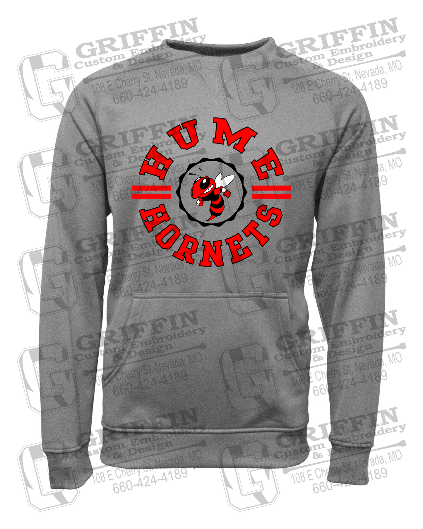 Hume Hornets 23-B Youth Sweatshirt