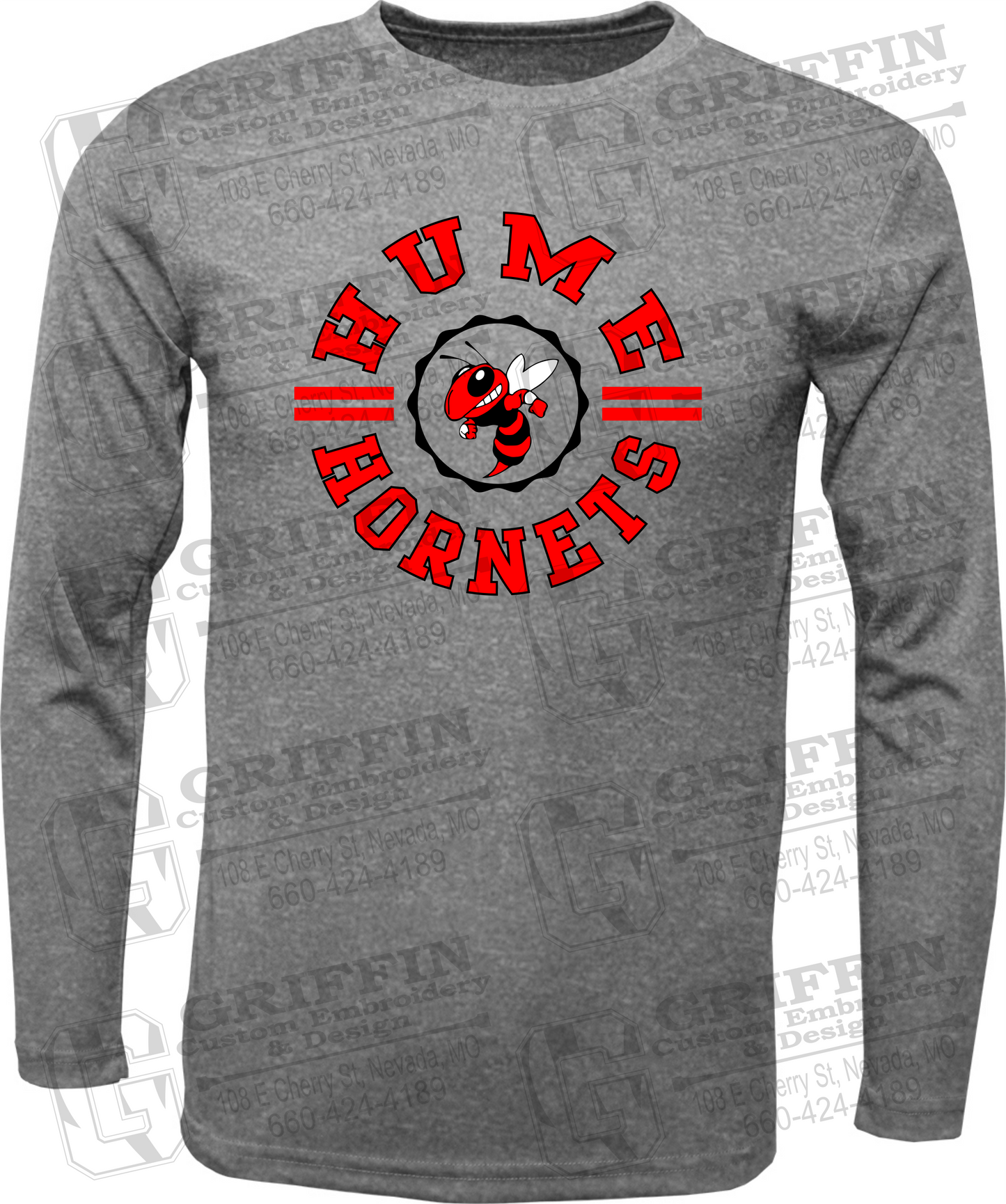 Dry-Fit Long Sleeve T-Shirt - Hume Hornets 23-B