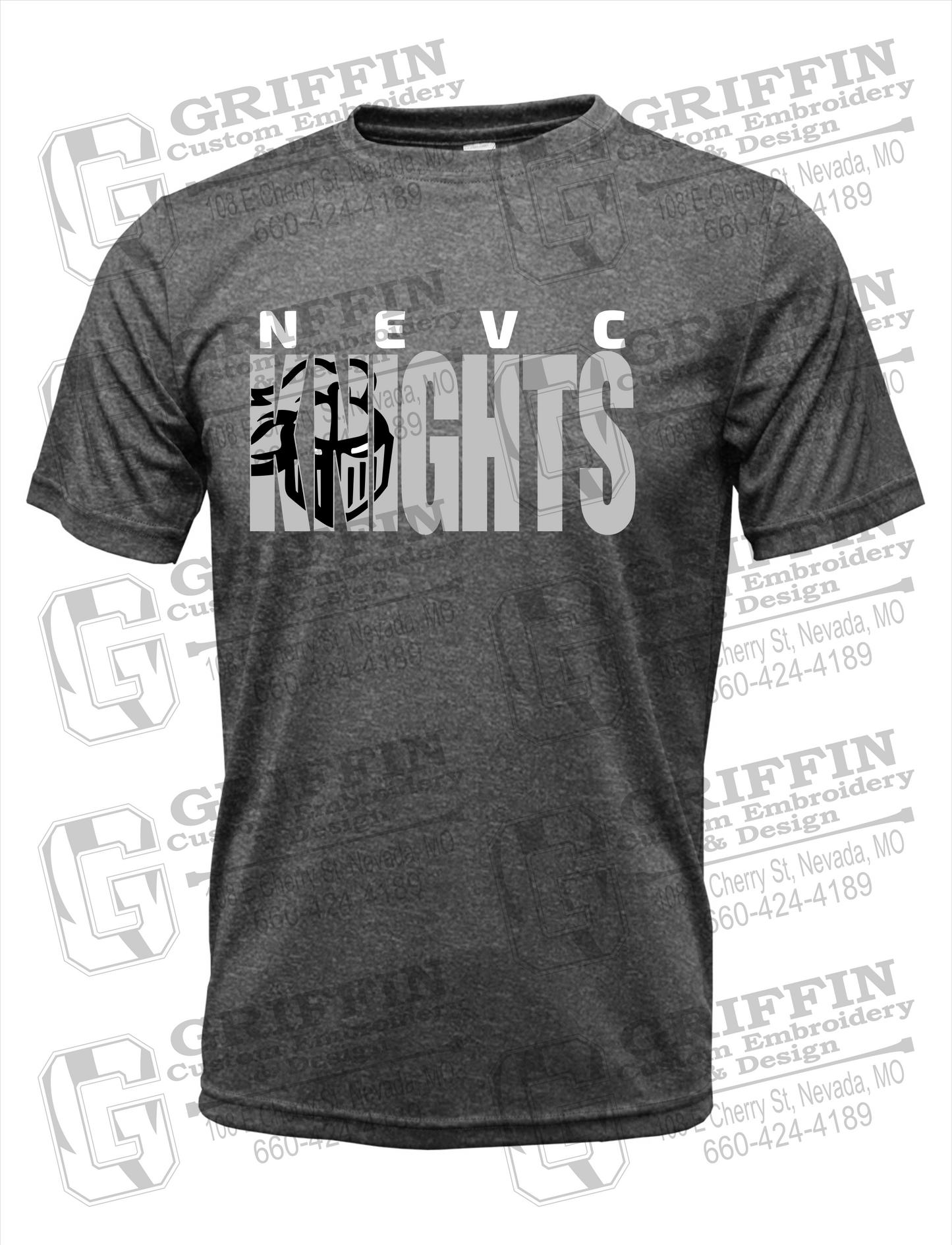 Dry-Fit Short Sleeve T-Shirt - NEVC Knights 23-B