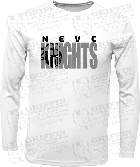 Dry-Fit Long Sleeve T-Shirt - NEVC Knights 23-B