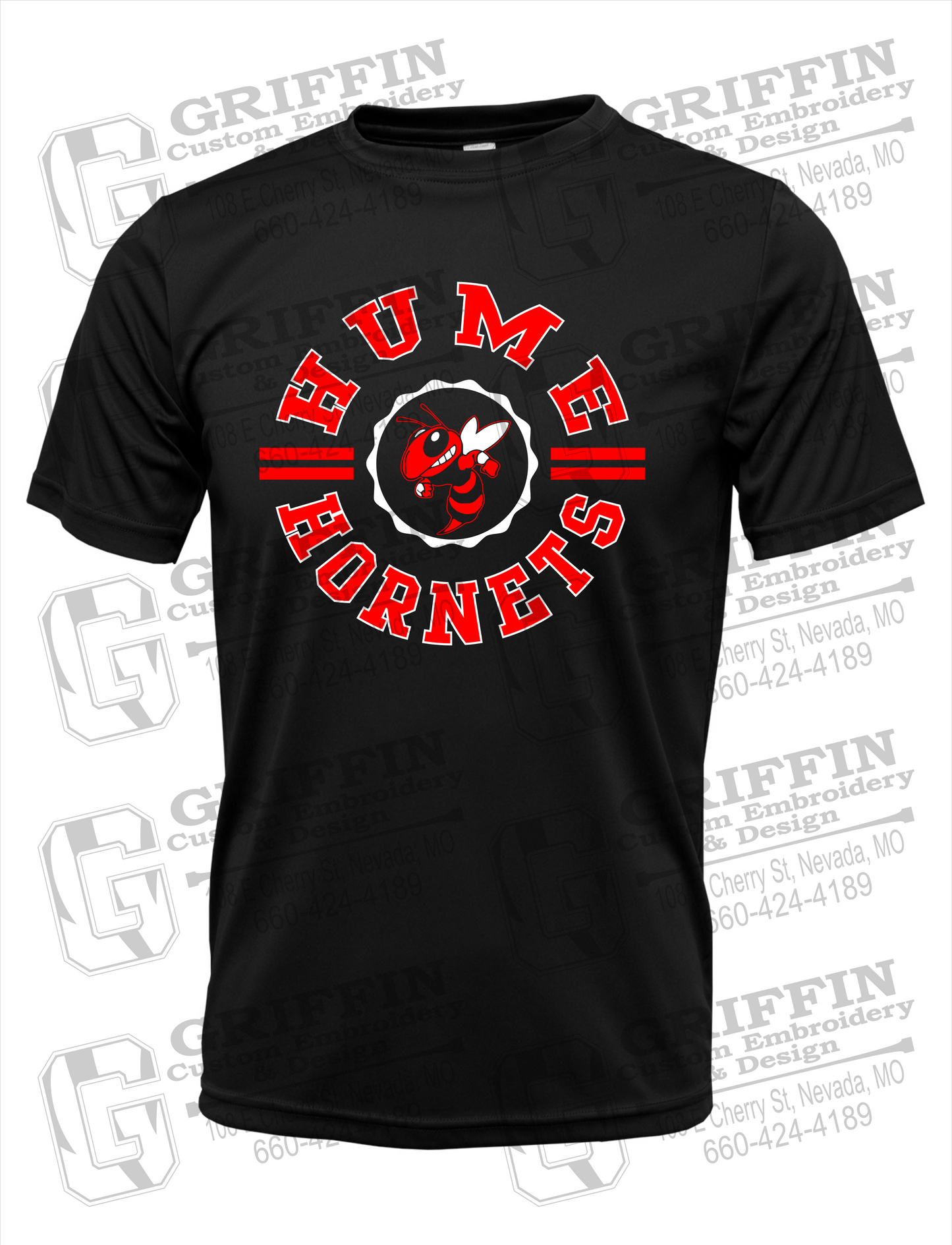 Dry-Fit Short Sleeve T-Shirt - Hume Hornets 23-B