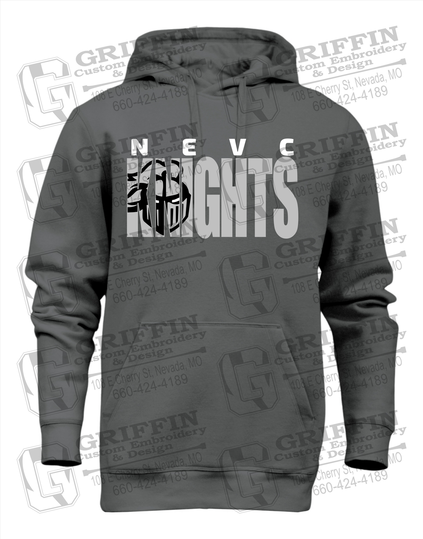 Heavyweight Fleece Hoodie - NEVC Knights 23-B