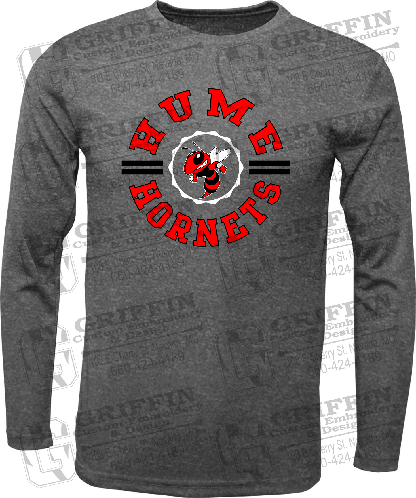 Dry-Fit Long Sleeve T-Shirt - Hume Hornets 23-B