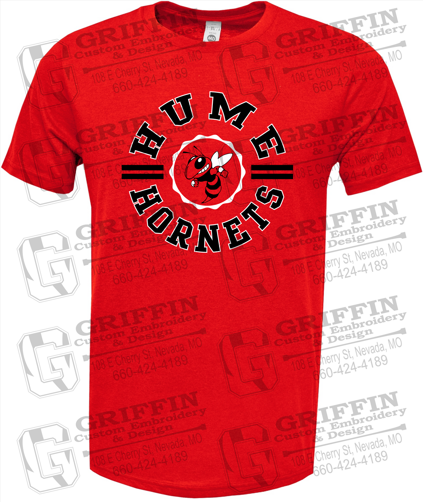 Soft-Tek Short Sleeve T-Shirt - Hume Hornets 23-B