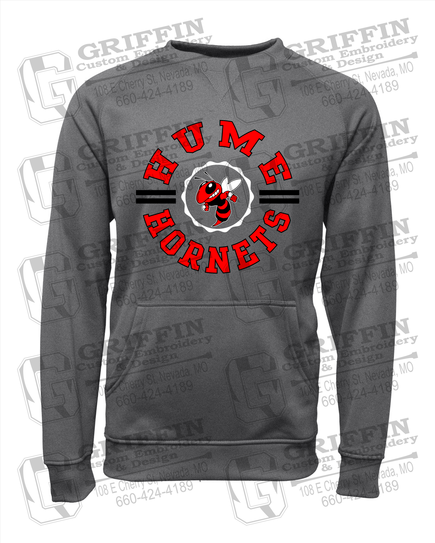 Performance Fleece Sweatshirt - Hume Hornets 23-B