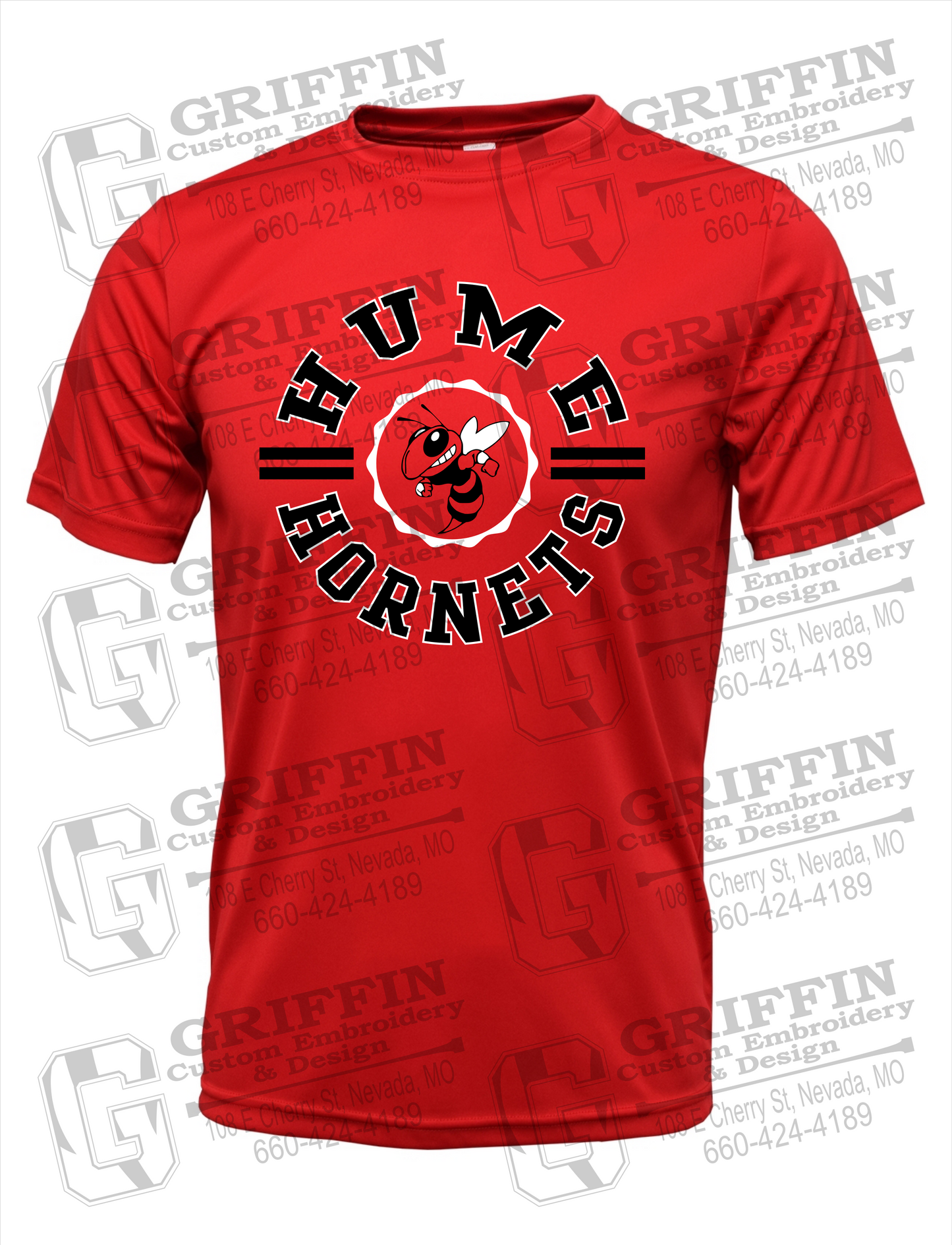 Dry-Fit Short Sleeve T-Shirt - Hume Hornets 23-B